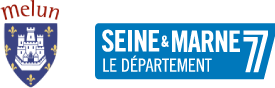 logo de Melun et du département de Seine et Marne